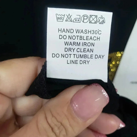 Perruzo Gold Embellished Heads or Tails TShirt - Picture 4 of 7